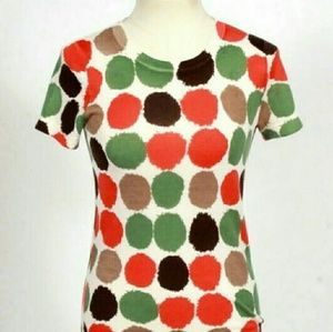 J. Crew polka dot Merino wool Sweater. S